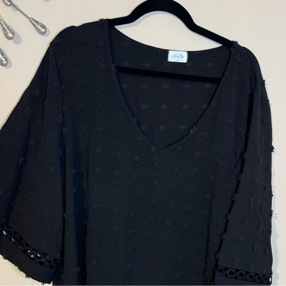 Perfect LBD Little Black Dress Textured Dress 2X - Picture 9 of 9